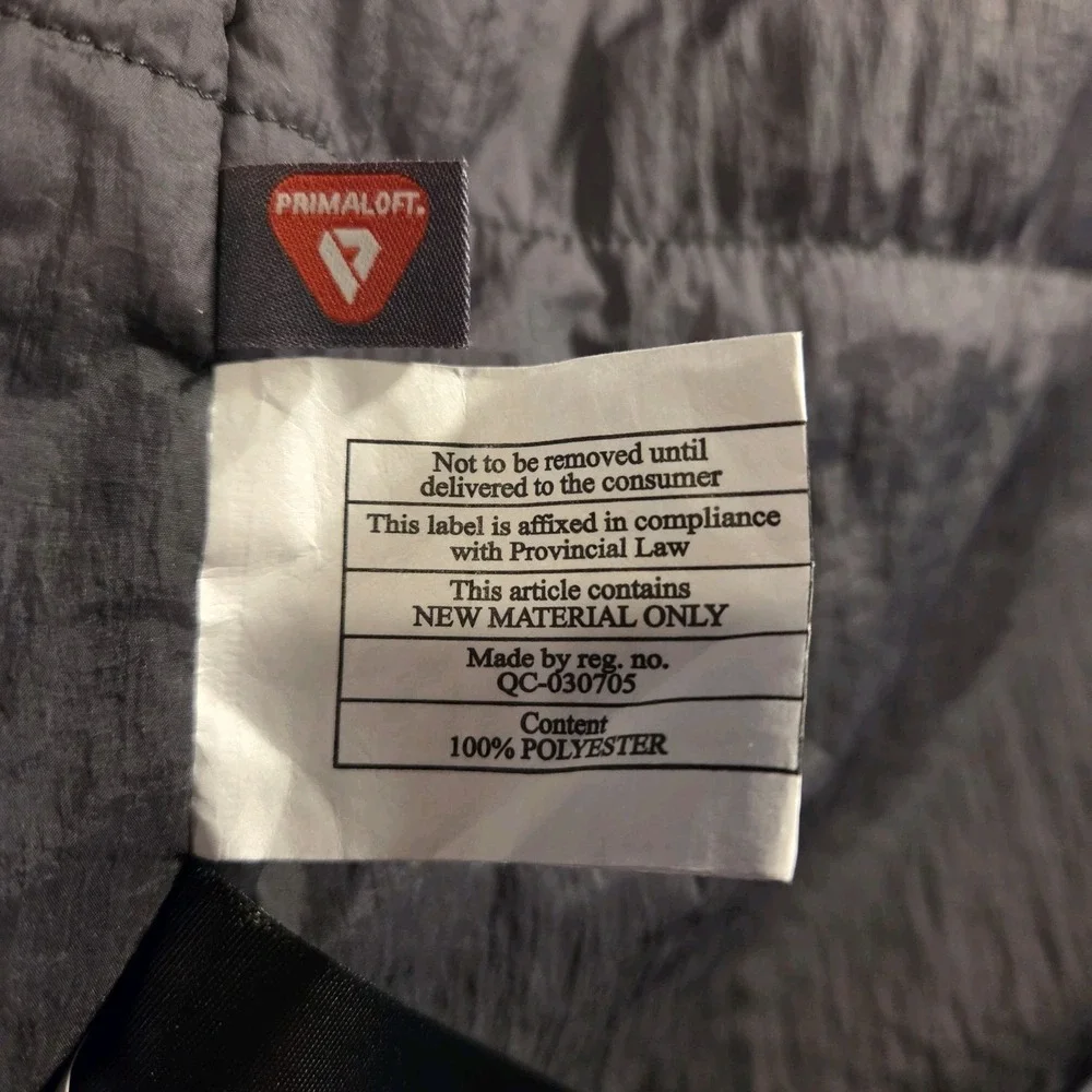 Viev Men's Gore-Tex Dante Insulated Long Jacket‎ Hooded, Size XL, Gray Black